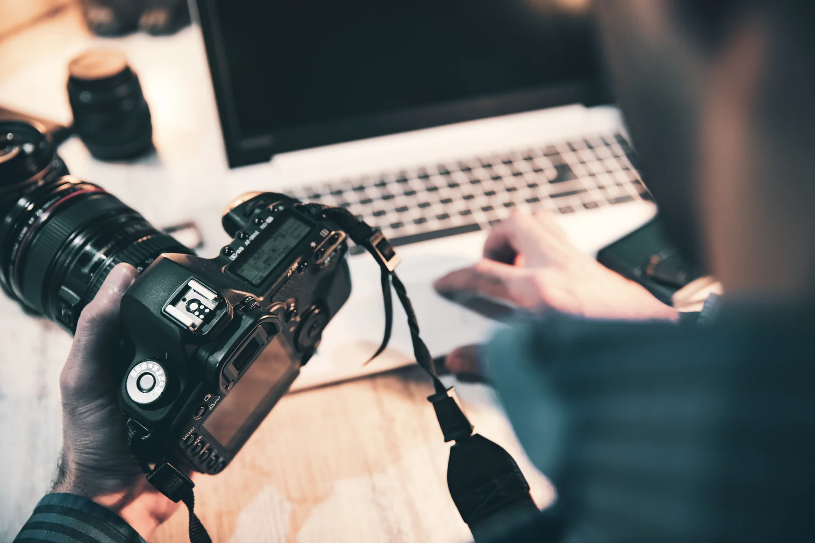 Transfert de photos vers l'ordinateur, le workflow quotidien